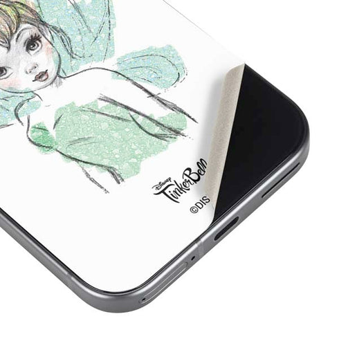 Disney Tinker Bell Watercolor Fairy Art Google Pixel 9 Skin